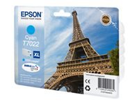 Bild von EPSON T7022 Tinte cyan hohe Kapazität 21.3ml 2.000 Seiten 1-pack blister ohne Alarm