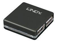 Bild von LINDY USB 2.0 Mini Hub 4 Port, 4x4cm Bus powered only