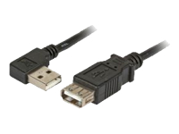 Bild von EFB USB2.0 Kabel A-gewinkelt - A St-Bu 1.0m schwarz Enhanced
