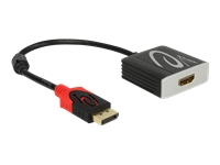 Bild von DELOCK Adapterkabel DisplayPort 1.2 Stecker > HDMI 2.0 Buchse schwarz 4K 60Hz Aktiv