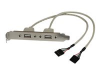 Bild von STARTECH.COM 2-Port USB A Slotblech-Adapter (Buchse)