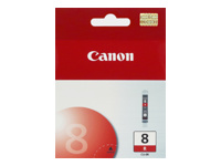 Bild von CANON CLI-8R Tinte rot Standardkapazität 13ml 5.790 Seiten 1er-Pack