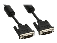 Bild von INLINE DVI-D Kabel digital 24+1 Stecker / Stecker Dual Link 2 Ferrite 3m