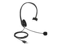 Bild von DELOCK USB Mono Headset mit Lautstärkeregler für PC und Notebook - Ultra-Leicht