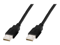 Bild von ASSMANN USB 2.0 Anschlusskabel Typ A St/St 5,0m USB 2.0 konform sw