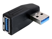 Bild von DELOCK Adapter USB 3.0 A/A St/Bu gewinkelt 90G horizontal