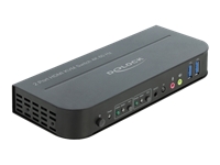 Bild von DELOCK HDMI KVM Switch 4K 60Hz mit USB 3.0 und Audio