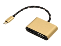 Bild von ROLINE GOLD Display Adapter USB-C - VGA + HDMI