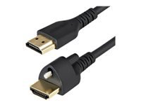 Bild von STARTECH.COM 2m High Speed HDMI Kabel - 4K 60Hz HDR - HDMI-2.0-Monitor Kabel mit Verriegelungsschraube und Ethernet - St/St