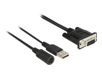 Bild von NAVILOCK Anschlusskabel MD6 Seriell > D-SUB 9 Seriell für GNSS Empfänger Stromversorgung über USB