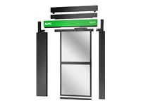 APC Single Sliding Door Black