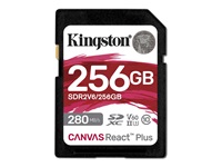 Bild von KINGSTON 256GB Canvas React Plus SDXC UHS-II 280R/150W U3 V60 for Full HD/4K