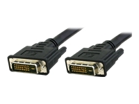 Bild von TECHLY DVI-D Dual-Link Anschlusskabel schwarz 3m 2x DVI Digital DVI-D 24 + 1 Stecker