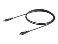 Bild von STARTECH.COM RUSBCLTMM1MB USB-C auf Lightning-Kabel 1m Apple Mfi zertifiziert iPhone Ladekabel Aramidfaser schwarz