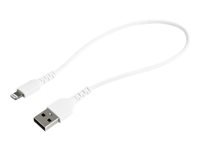 Bild von STARTECH.COM 30cm USB auf Lightning - MFi-zertifiziertes Lightning Kabel - Premium - Langlebiges iPhone Ladekabel - Weiss