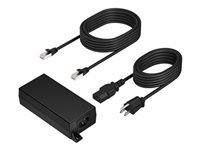 HP Poly 45W 2.5Gbps PoE++ Adapter w magnets /0.23M CAT6A Cable w Power Cord