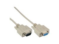 Bild von INLINE BULK 15er Serielle Verlaengerung 9pol Stecker Buchse vergossen 1:1 belegt 10m