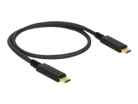 Bild von DELOCK USB 3.1 Gen 2 10 Gbps Kabel Type-C zu Type-C 0,5 m 3 A E-Marker