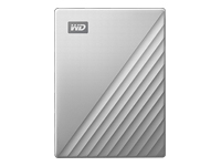 Bild von WD My Passport Ultra 4TB Silver USB-C/USB3.0 HDD 6,4cm 2,5Zoll Metal finish RTL portable extern