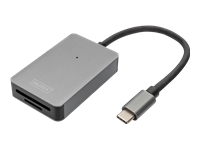 Bild von DIGITUS USB-C Card Reader 2 Port UHS-II SD4.0 TF4.0 300Mb/s