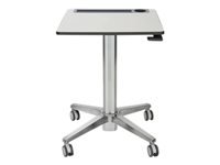 ERGOTRON LearnFit Short Sit/standing desk mobile rectangular grey silver