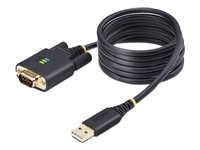 Bild von STARTECH.COM 2m USB Null Modem Kabel USB Seriell Adapter COM Retention FTDI USB RS232 Wechselbare DB9 Schrauben/Muttern