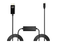 Bild von LINDY 5m USB Typ C an HDMI 4K60 Adapterk Zuverlässige 4K-Verbindungen zwischen einem Computer mit USB Port Typ C und einem HDMI DP