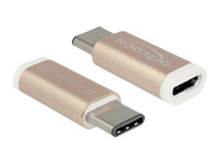 Bild von DELOCK Adapter USB Type-C St (Host) > USB Micro B Buchse (Device) kupferfarben