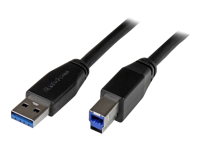 Bild von STARTECH.COM 10m Aktives USB 3.0 USB-A auf USB-B Kabel - USB A zu USB B Anschlusskabel - USB 3.1 Gen 1 (5 Gbit/s)