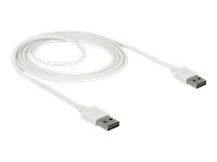 Bild von DELOCK Kabel EASY-USB 2.0 Typ-A Stecker > EASY-USB 2.0 Typ-A Stecker 2 m weiss