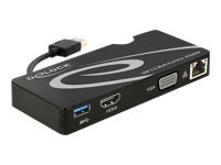 Bild von DELOCK Adapter USB 3.0 zu HDMI + VGA + Gigabit LAN + USB 3.0