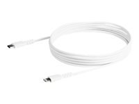 Bild von STARTECH.COM USB-C auf Lightning-Kabel 2m Apple Mfi zertifiziert iPhone Ladekabel Aramidfaser weiss RUSBCLTMM2MW