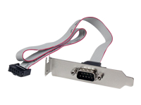 Bild von STARTECH.COM 1 Port Seriell DB9 Slotblech mit 10 Pin Pinheader Kabel 40cm - Low Profile
