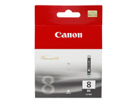 Bild von CANON CLI-8BK Tinte schwarz Standardkapazität 13ml 2.795 Seiten 1er-Pack