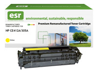 Bild von ESR Toner cartridge compatible with HP CE412A yellow remanufactured 2.600 pages