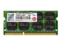 Bild von TRANSCEND SODIMM DDR3 1600Mhz 4GB Non-ECC CL11