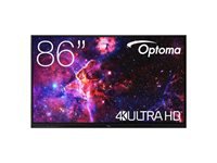 OPTOMA 3863RK ENI 86p - 4K UHD 3840x2160 multitouch 40pts android/50pts Win - 450cd/m2 8Go/64Go 6ms haut-parleurs