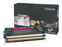 Bild von LEXMARK C736,  X736,  X738 Toner magenta hohe Kapazität 10.000 Seiten 1er-Pack