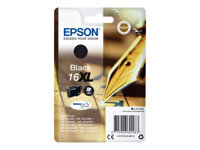 Bild von EPSON 16XL Tinte schwarz hohe Kapazität 12.9ml 500 Seiten 1-pack blister ohne Alarm