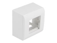 Bild von DELOCK Aufputzgehäuse für Easy 45 Module 82x82mm weiss