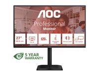 Bild von AOC 27E4CV 68,58cm 27Zoll FHD IPS 120Hz 4ms 300cd/?m2 HDMI DP USB-C PD90W RJ45 HUB USB Speakers
