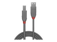 Bild von LYNDI 1m USB 2.0 A/B Kabel, Anthra Line