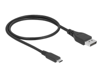 Bild von DELOCK Bidirektionales USB Type-C zu DisplayPort Kabel DP Alt Mode 8K 60Hz 0,5m DP 8K zertifiziert