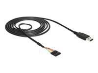 Bild von DELOCK Adapterkabel USB > Seriell-TTL 6 Pin Pfostenbuchse 1,8m (5 V) 2,54 mm Raster