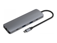 MCL MD1B99AZZUSB3C458 - Station daccueil 8 ports HDMI USB 3.0 RJ45 audio PD 100W
