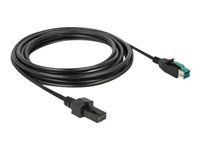 Bild von DELOCK PoweredUSB Kabel Stecker 12 V > 2 x 4 Pin Stecker 4 m für POS Drucker und Terminals