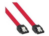 Bild von INLINE SATA Kabel 6Gb/s mit Sicherheitslasche 0,5m rot