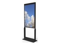 HI-ND Floorstand 55inch Black body Black side pillar