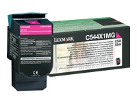 Bild von LEXMARK C54x, X54x Toner magenta Extra hohe Kapazität 4.000 Seiten 1er-Pack Rückgabe