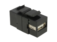 Bild von DELOCK Keystone USB2.0 A Buchse > USB2.0 B Buchse schwarz